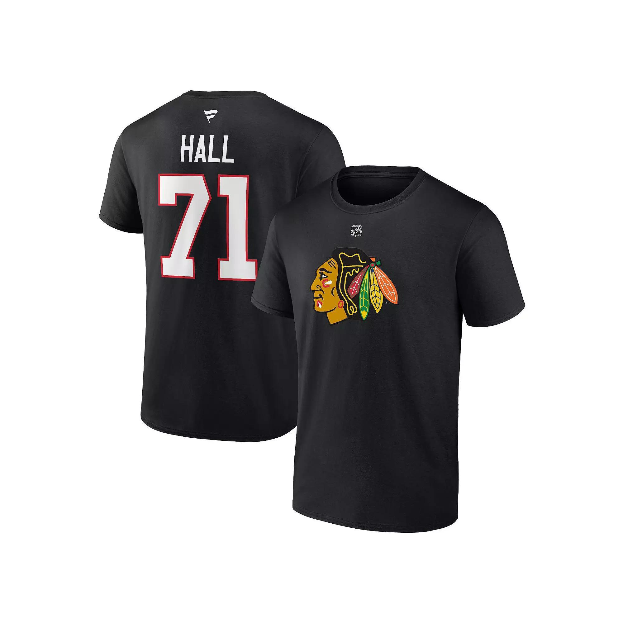 Men's Fanatics Branded Connor Bedard Black Chicago Blackhawks 2023 NHL Draft  Authentic Stack Player Name & Number T-Shirt, Size: Large Product Image