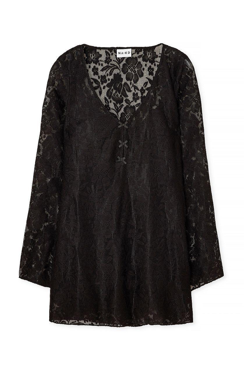 Lace Mini Dress Product Image