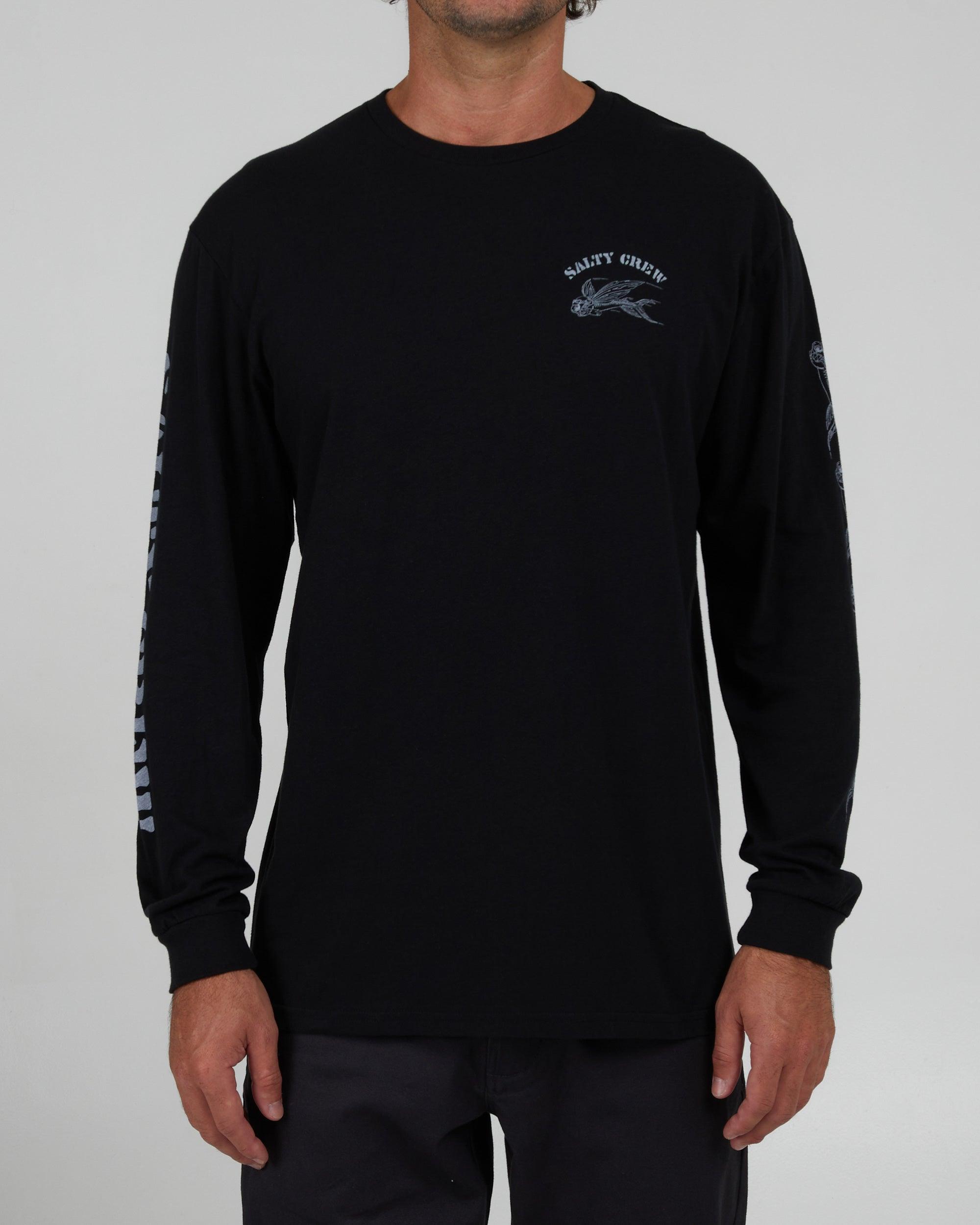 Kamikaze Premium L/S Tee - Black Product Image