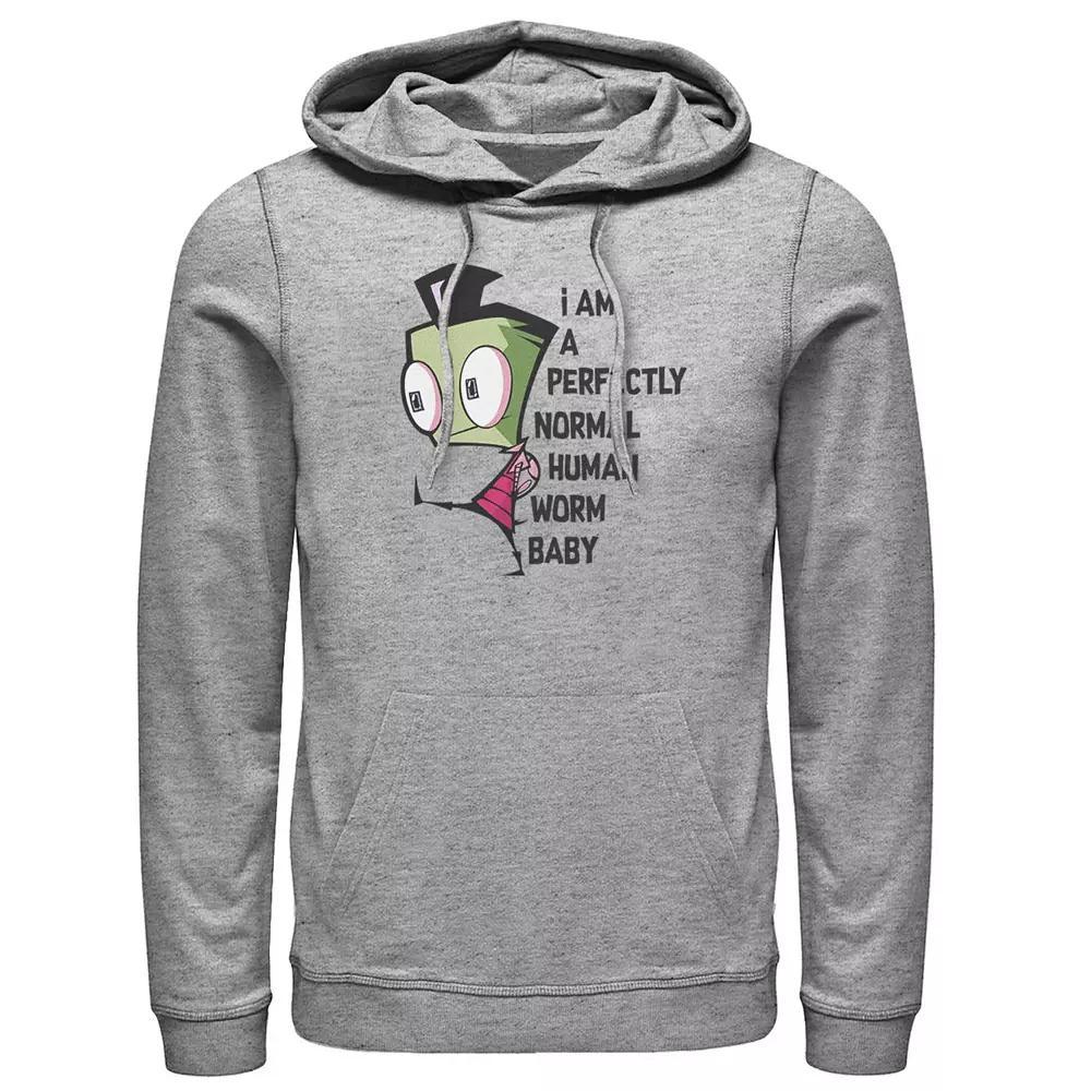 Men's Nickelodeon Invader Zim And Gir Watercolor Portrait Logo Graphic Hoodie,  Product Image
