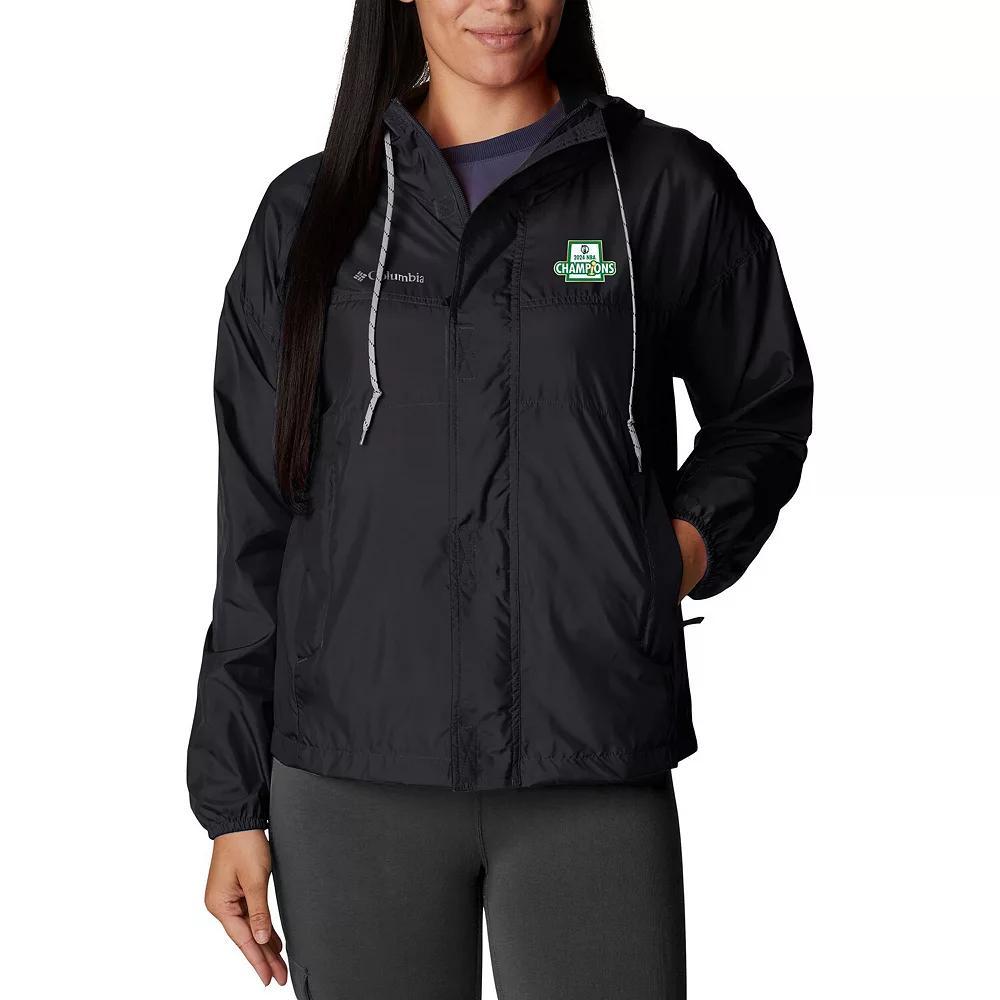Women's Columbia Black Boston Celtics 2024 NBA Finals Champions Flash Forward Lined Full-Zip Windbreaker Jacket, Size: Large Product Image