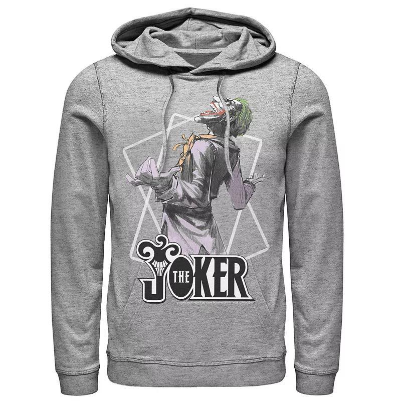 Men's DC Comics The Joker Card Outline Hoodie, Size: Medium, Black Product Image