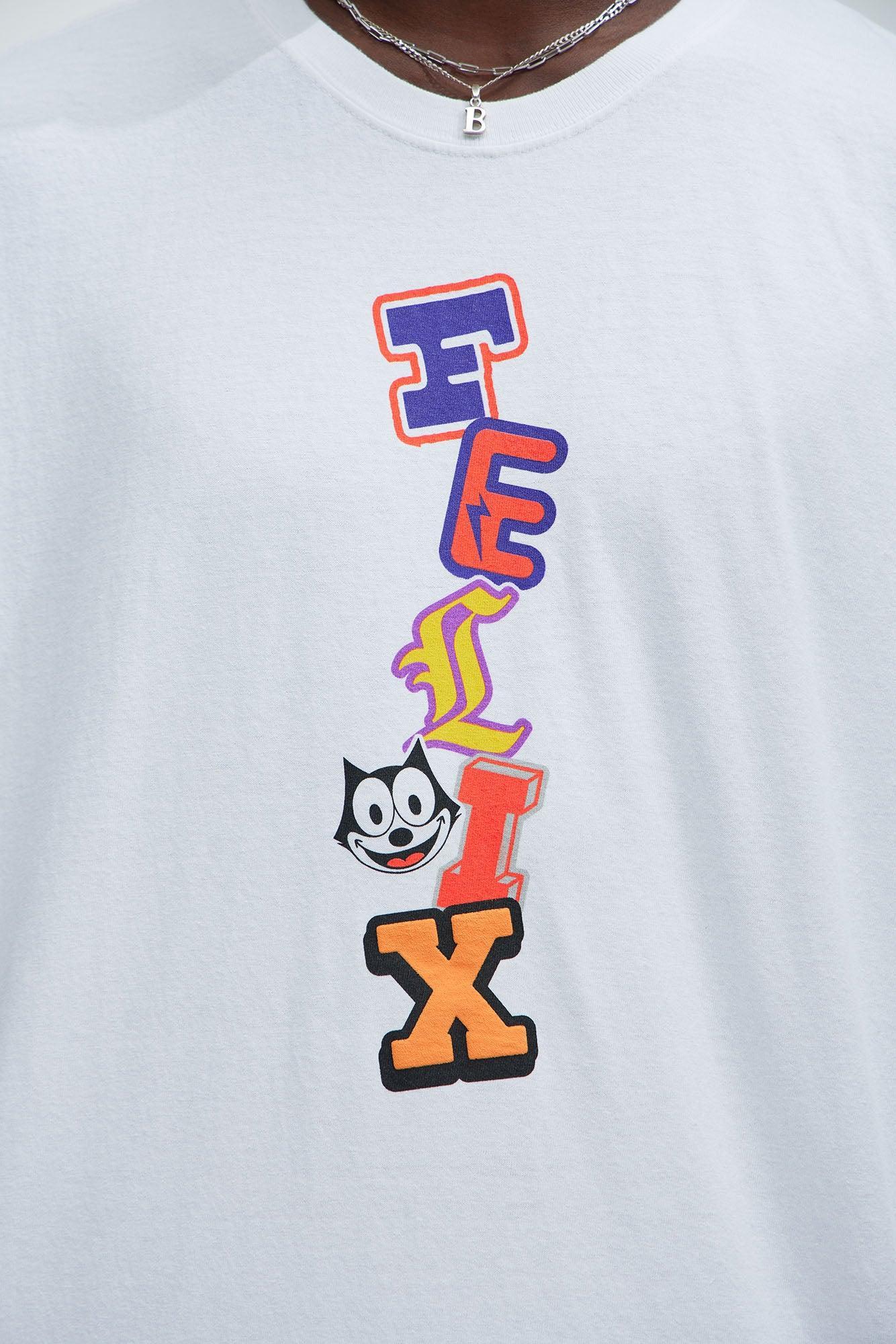 Felix The Cat Short Sleeve Tee - White Product Image