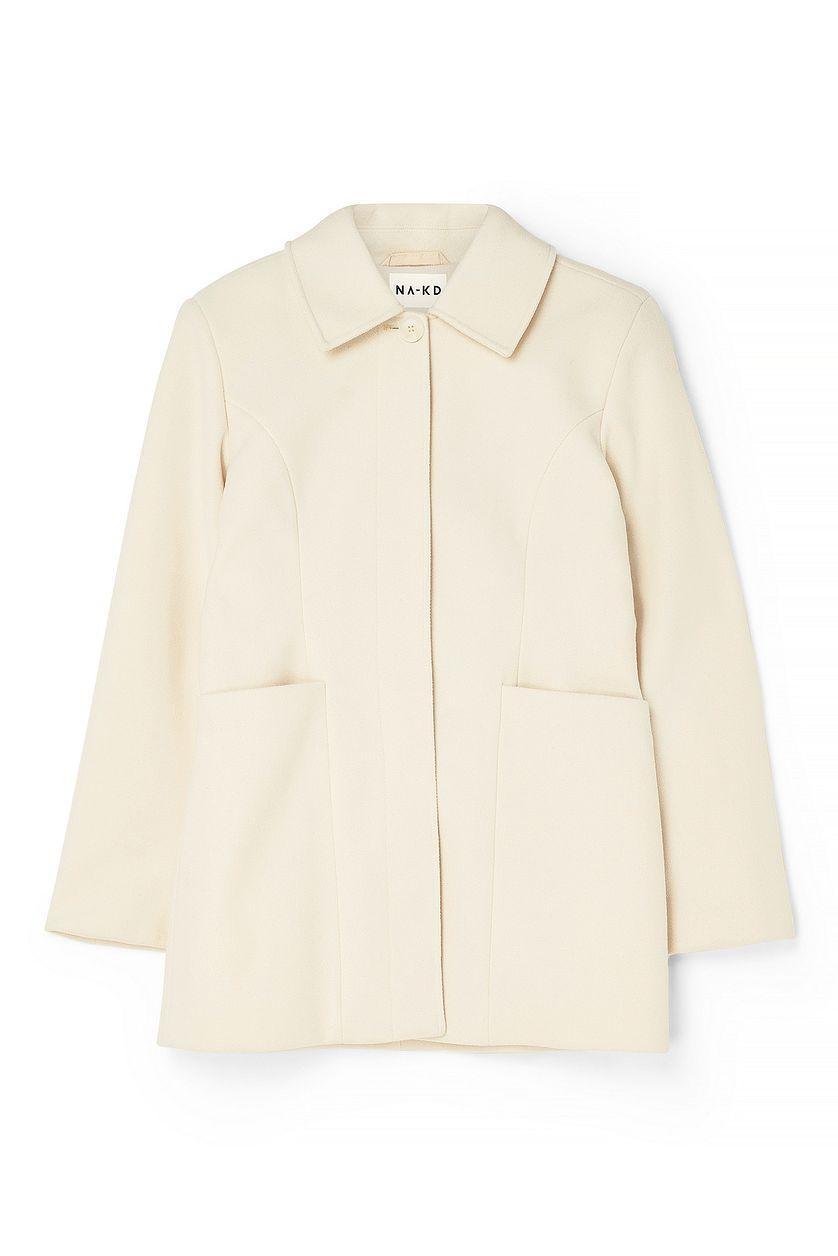 Short Sharp Shoulder Coat Product Image