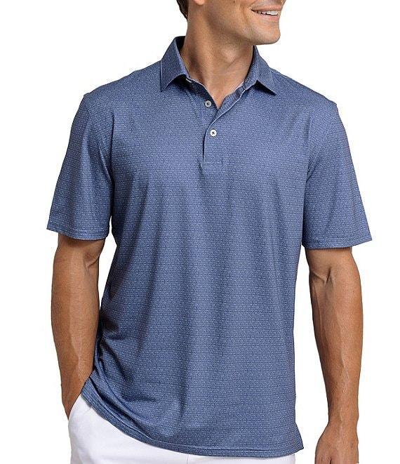 Southern Tide Performance Stretch Driver Jaw Breakers Printed Short Sleeve Polo Shirt Product Image
