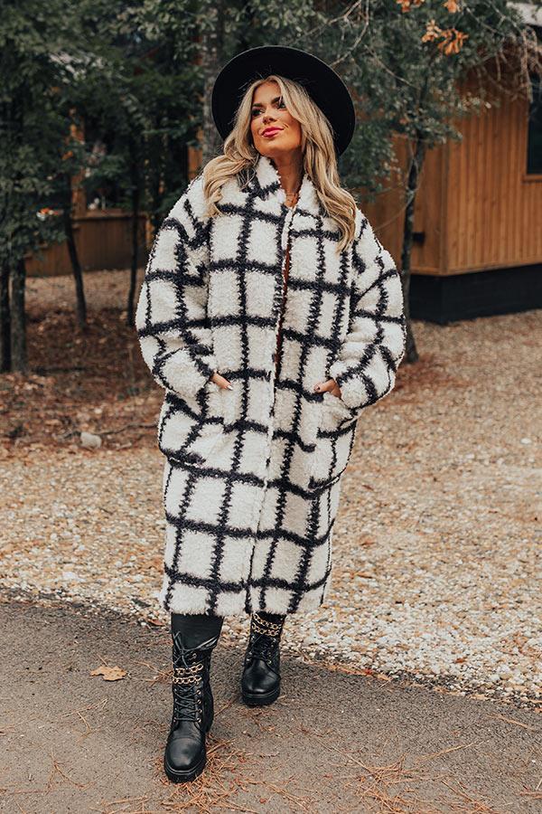 Cozier Than Most Sherpa Coat Curves Product Image