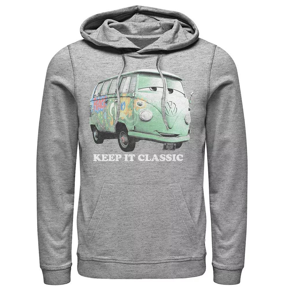 Disney / Pixar's Cars Fillmore Men's Keep It Classic Hoodie, Size: XXL, Athletic Grey Product Image