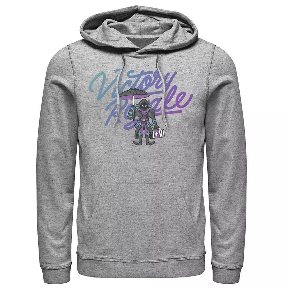 Men's Fortnite Raven Victory Royale Hoodie, Size: Small, Athletic Grey Product Image