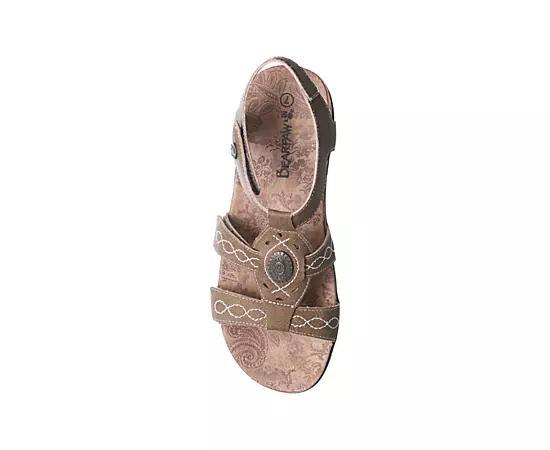 Bearpaw Womens Ridley Ii Wide Casual Comfort Sandals Product Image