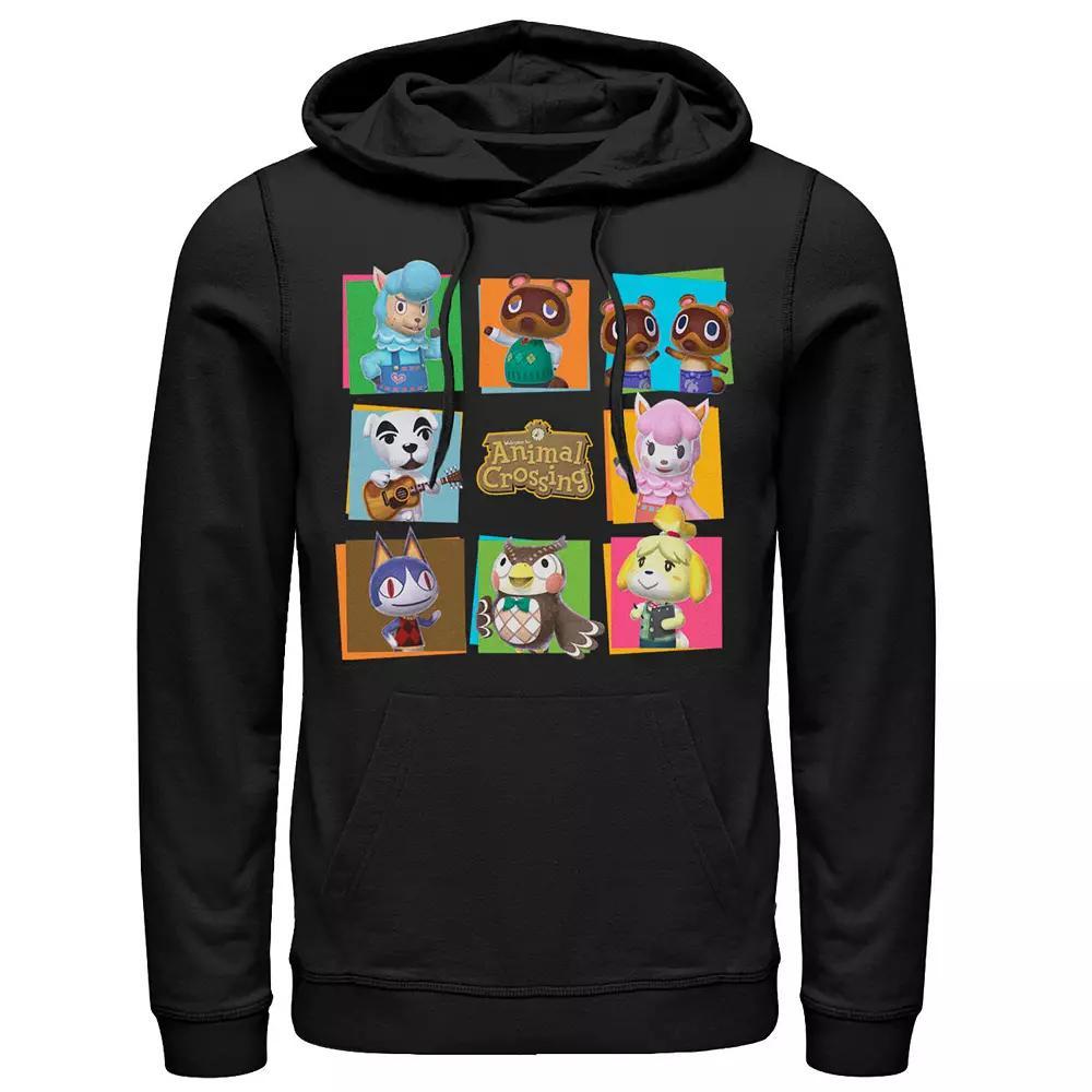 Men's Animal Crossing Group Shot Panels Hoodie,  Product Image