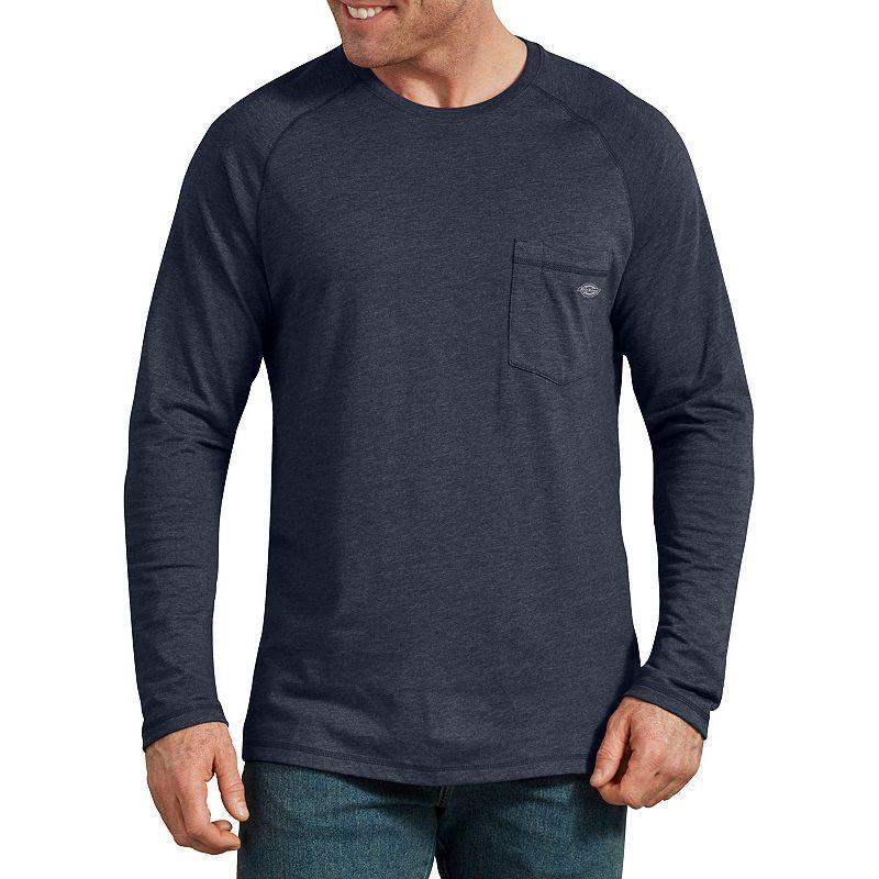 Mens Dickies Temp iQ Performance Cooling Tee Dark Navy Grey Product Image