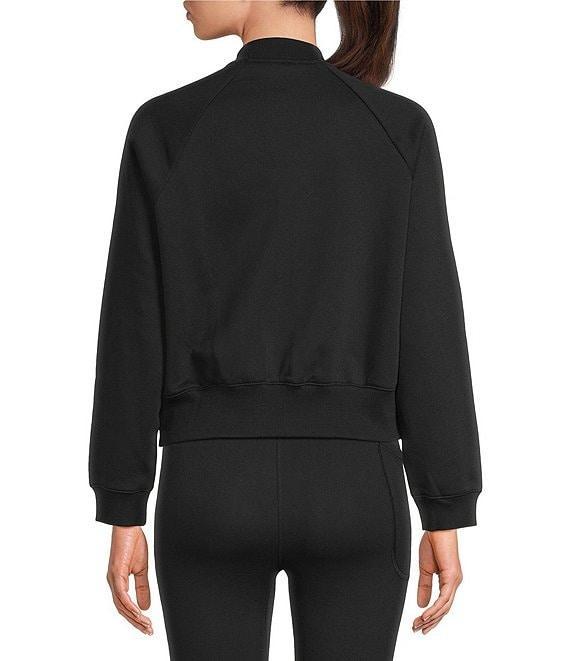 Under Armour Rival Fleece Crew Neck Long Sleeve Bomber Jacket Product Image