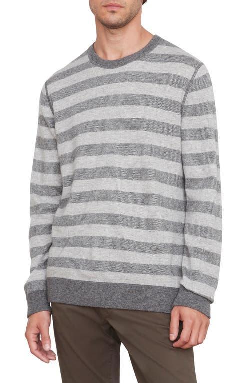 Mens Birdseye Stripe Crewneck Sweater Product Image