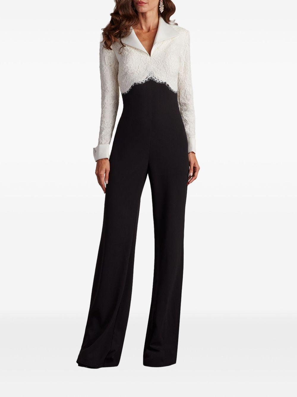 lace-panel jumpsuit Product Image