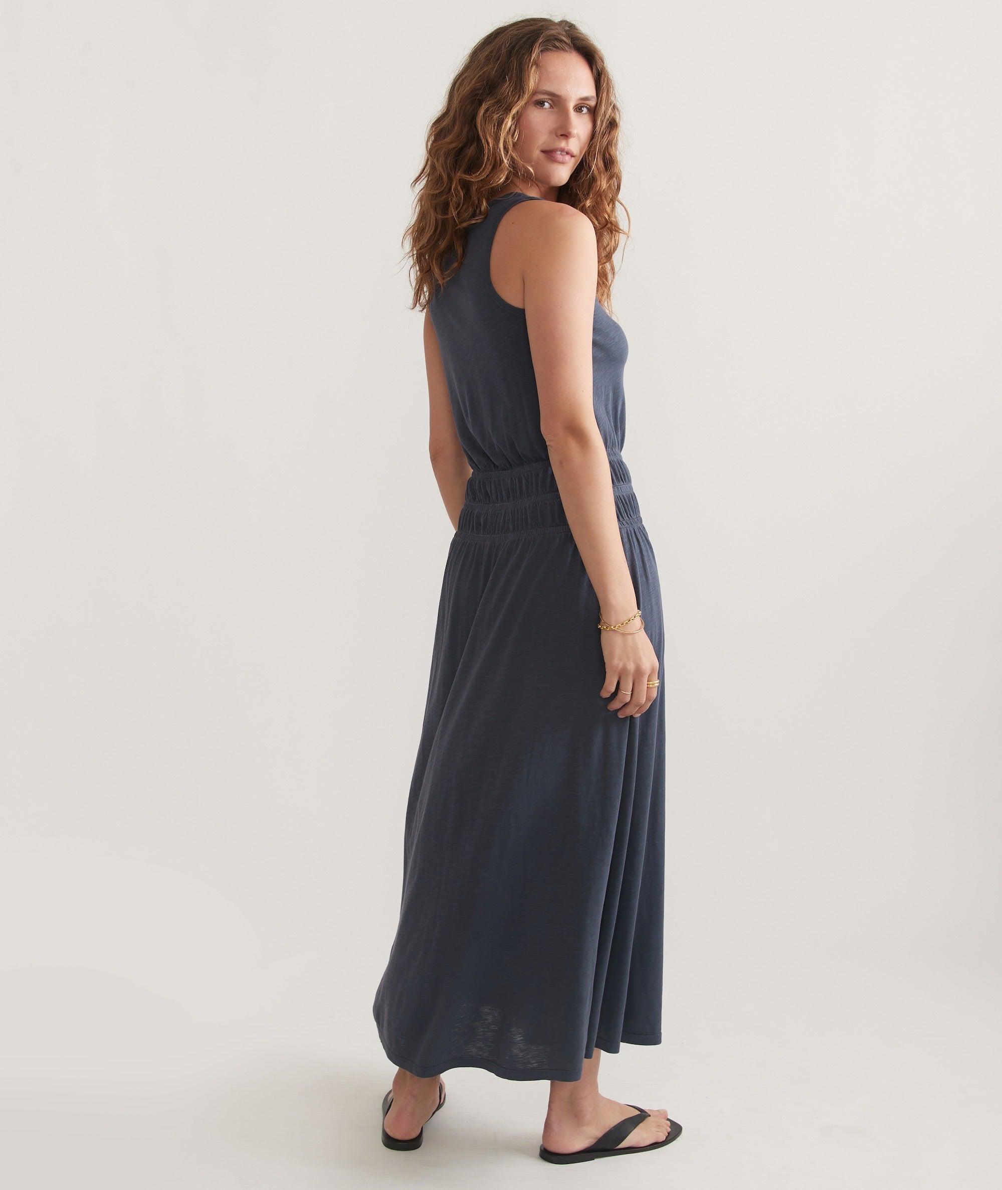 Juliet Slub Midi Dress Product Image