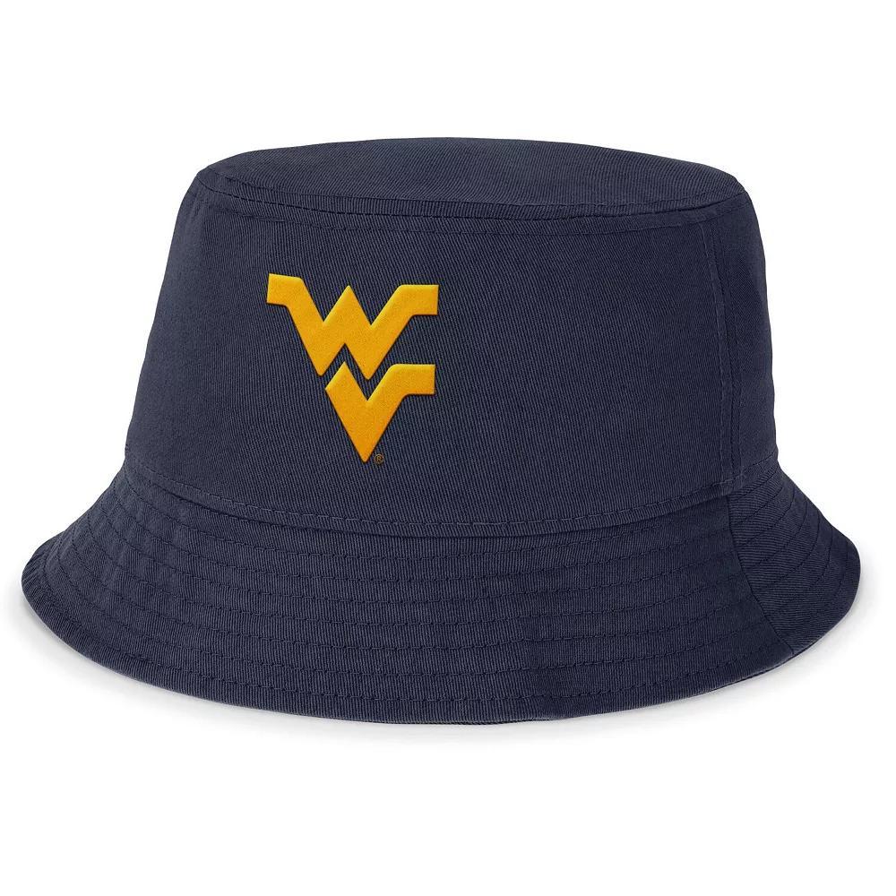 Men's Nike Navy West Virginia Mountaineers Local Apex Bucket Hat, Size: Large, Blue Product Image