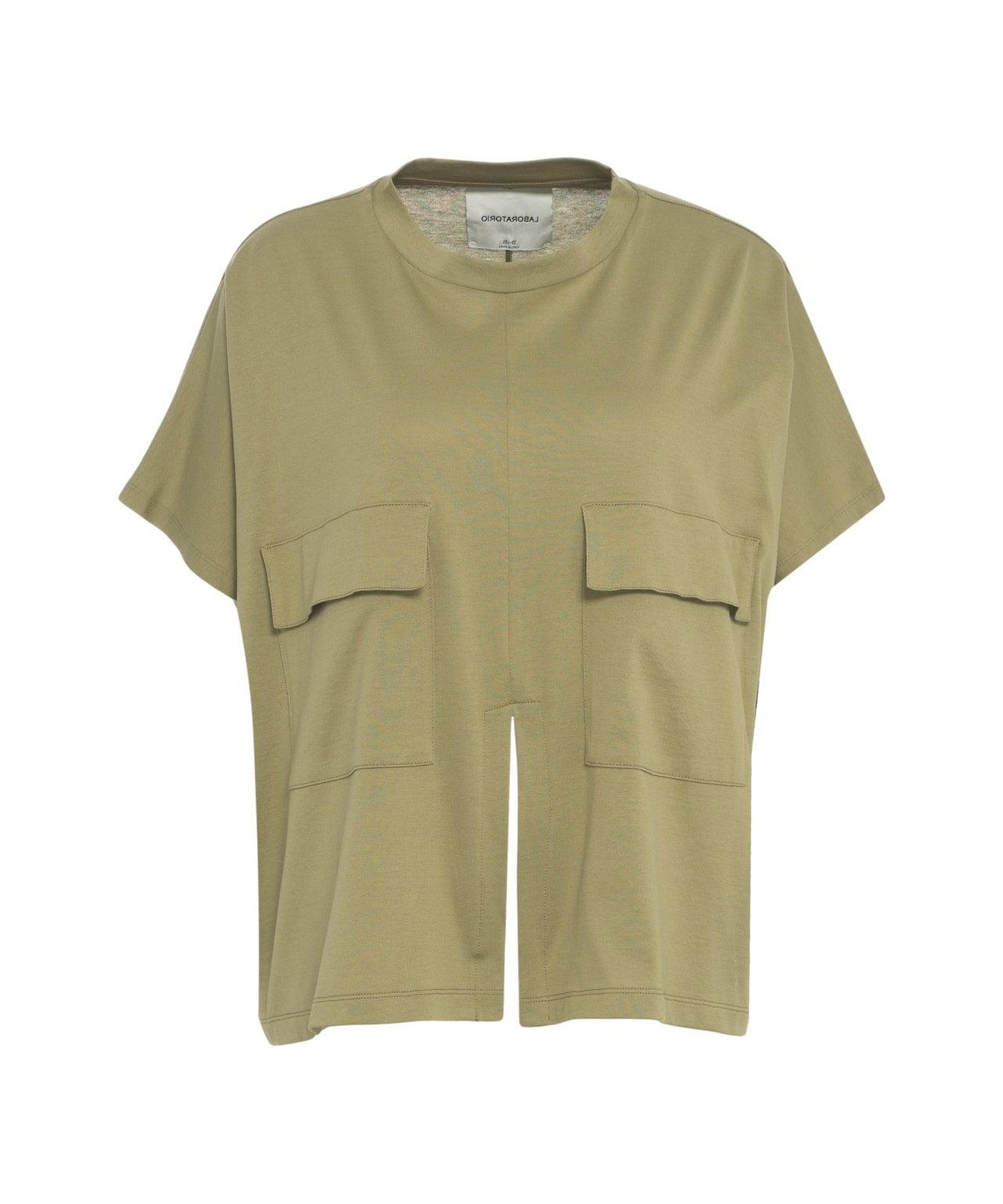 T-shirt with flap pockets Product Image