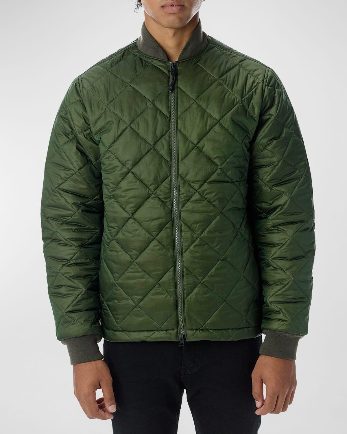 Mens Light Quilted Puffer Jacket Product Image