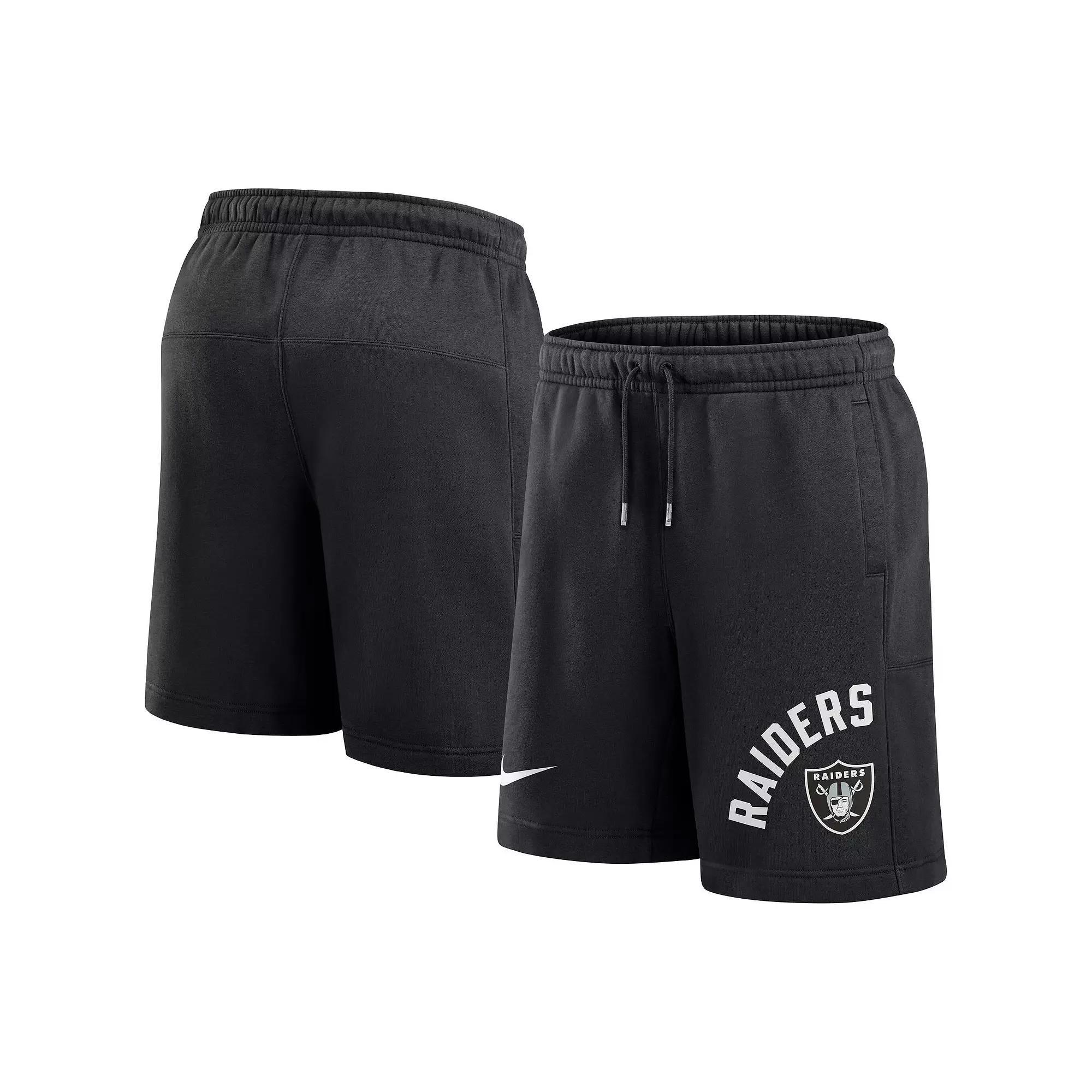 Men's Nike Black Las Vegas Raiders Arched Kicker Shorts,  Product Image
