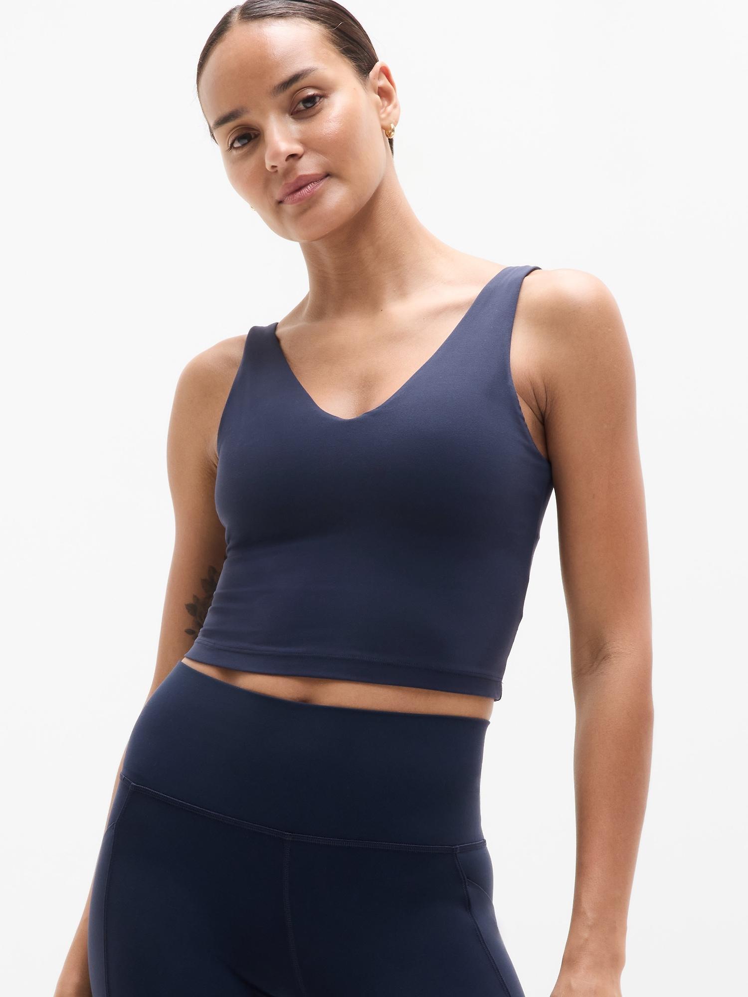 Transcend V-Neck Crop Sports Bra A-C Product Image