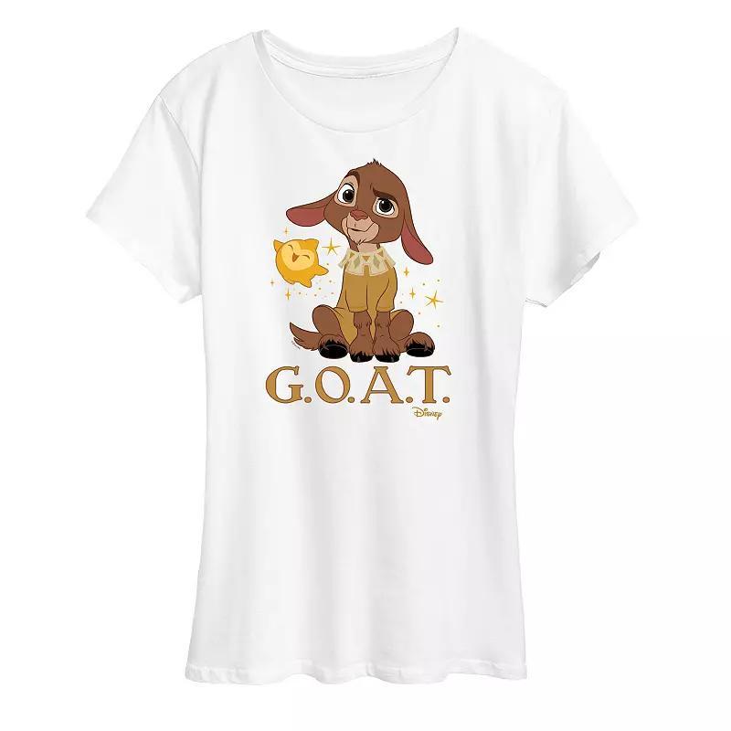 Disney's Wish Valentino and Star Women's Goat Graphic Tee, Girl's, Size: XL, Grey Green Product Image