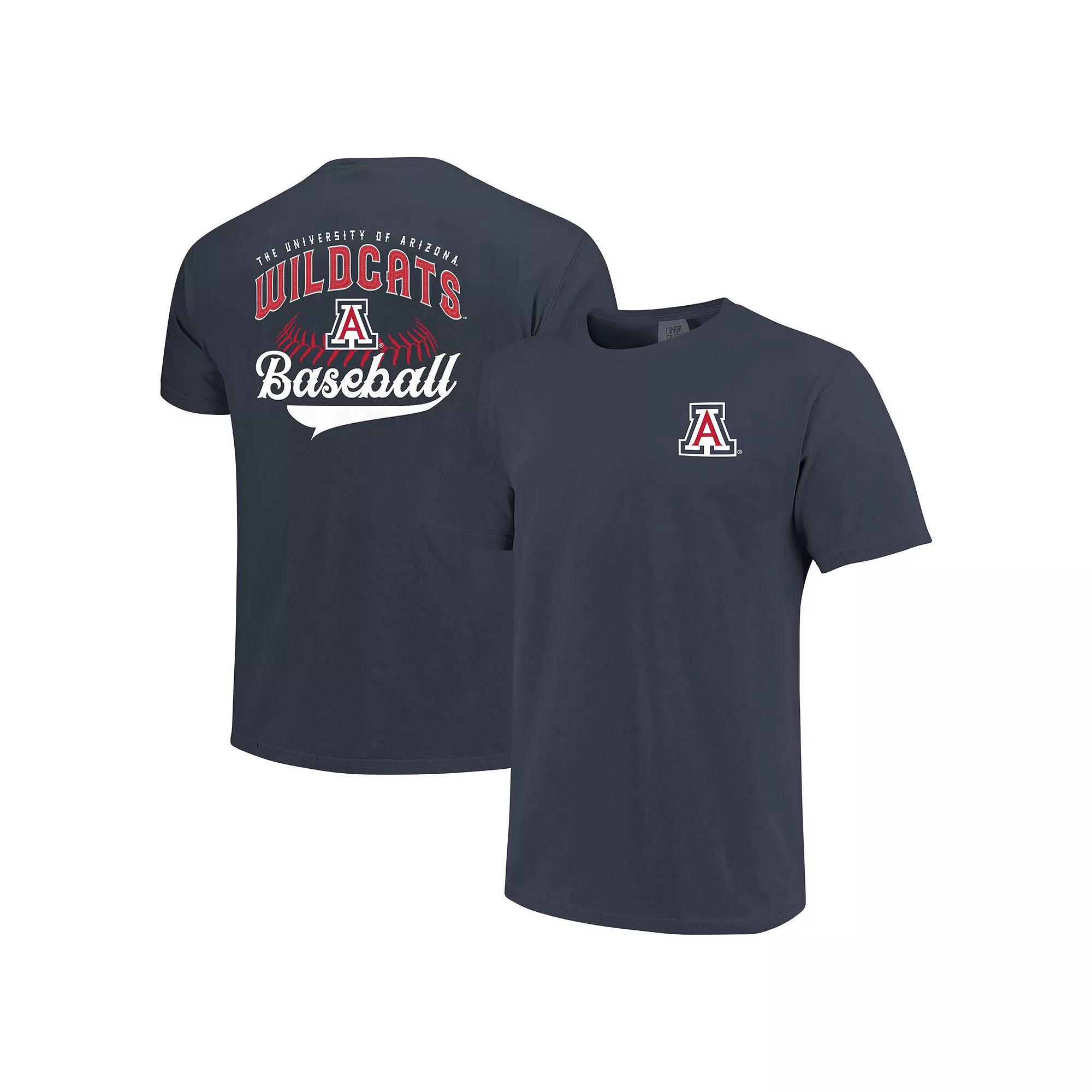 Men's Navy Arizona Wildcats Baseball Comfort Colors T-Shirt, Size: Large, Blue Product Image