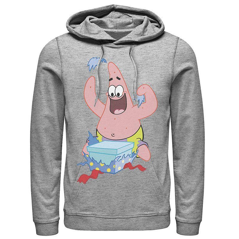 Mens Nickelodeon SpongeBob SquarePants Patrick Star Holiday Hoodie Blue Product Image