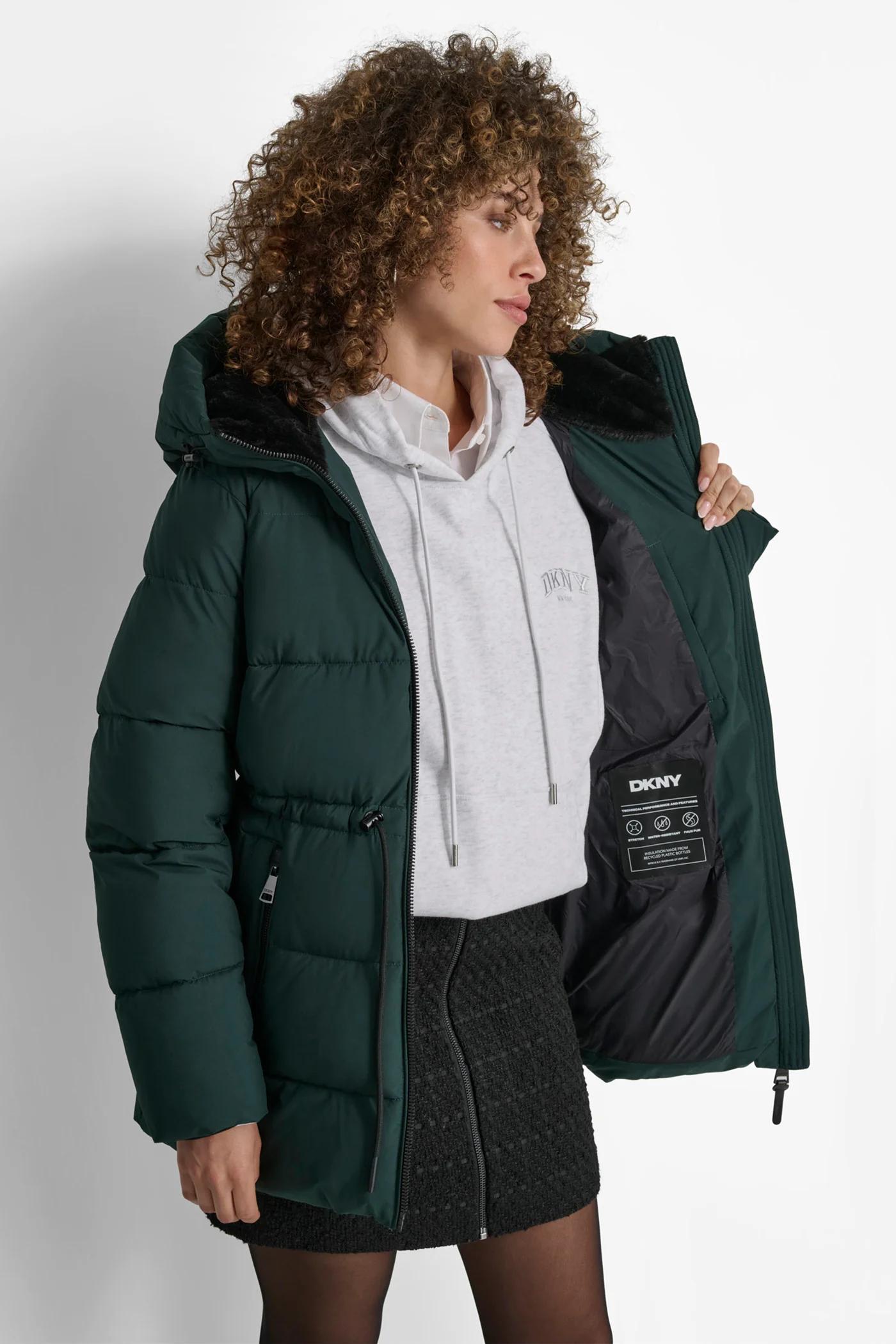 MID LENGTH LUSH PUFFER JACKET Product Image