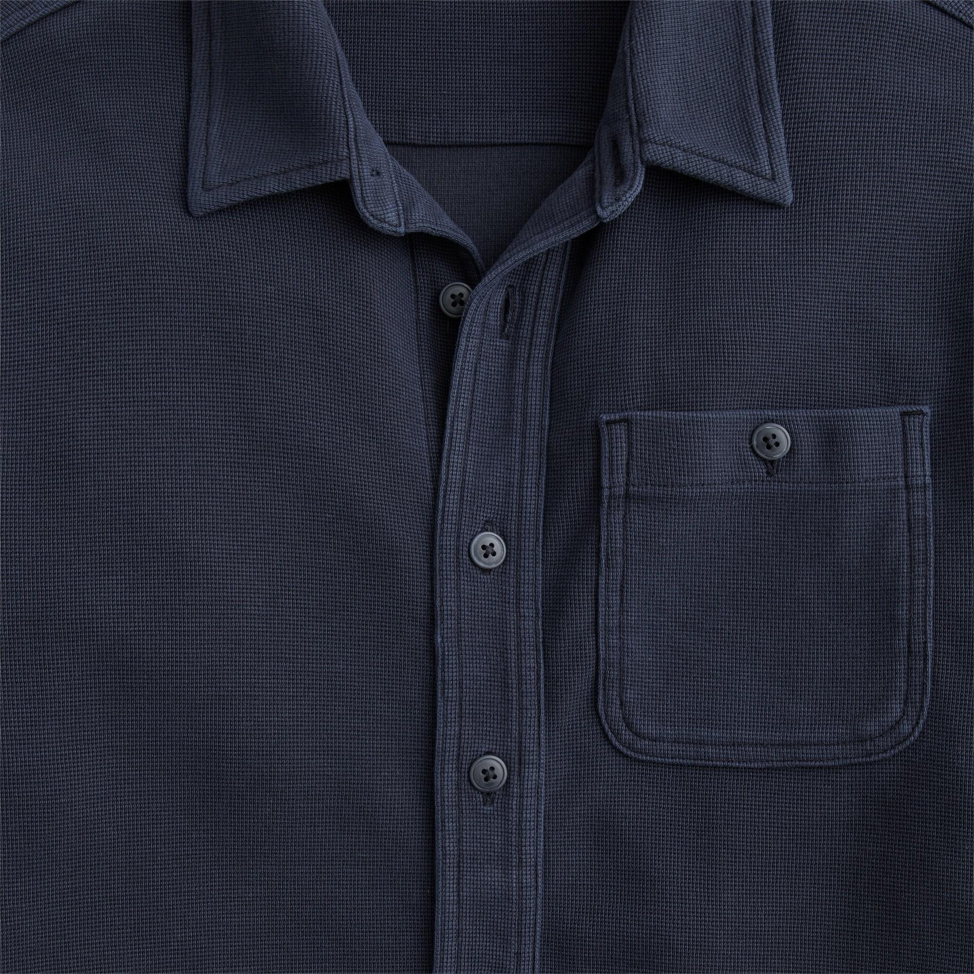 Cotton waffle shirt Product Image