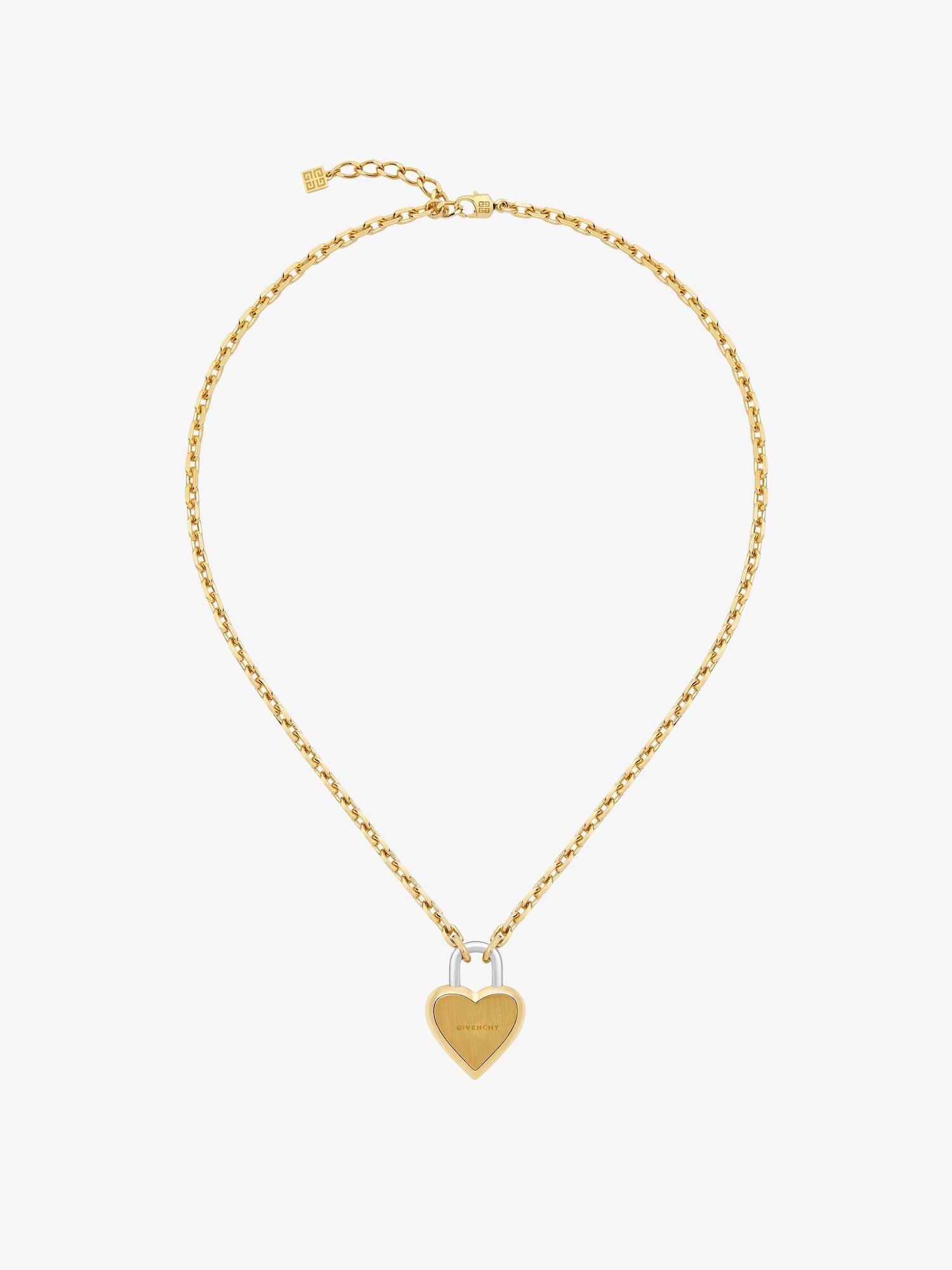 Heart Lock necklace in metal Product Image