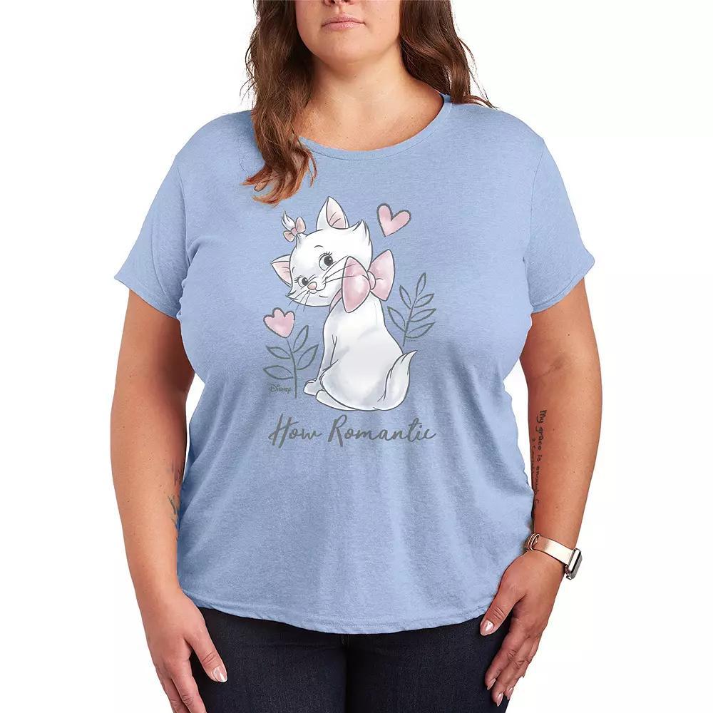 Disney's The Aristocats Marie Plus Romantic Graphic Tee, Women's,  Product Image