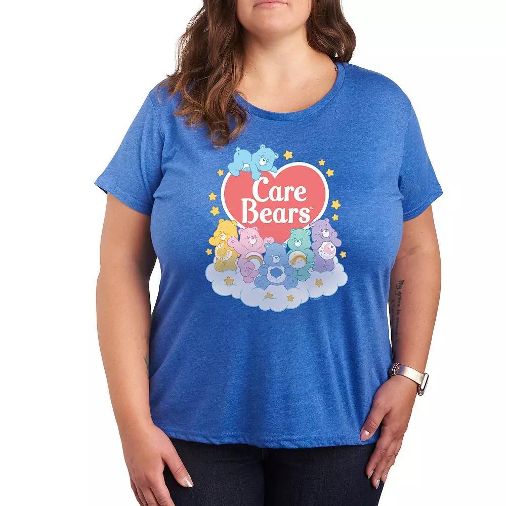 Plus Care Bears Pastel Cloud Group Graphic Tee, Women's,  Product Image
