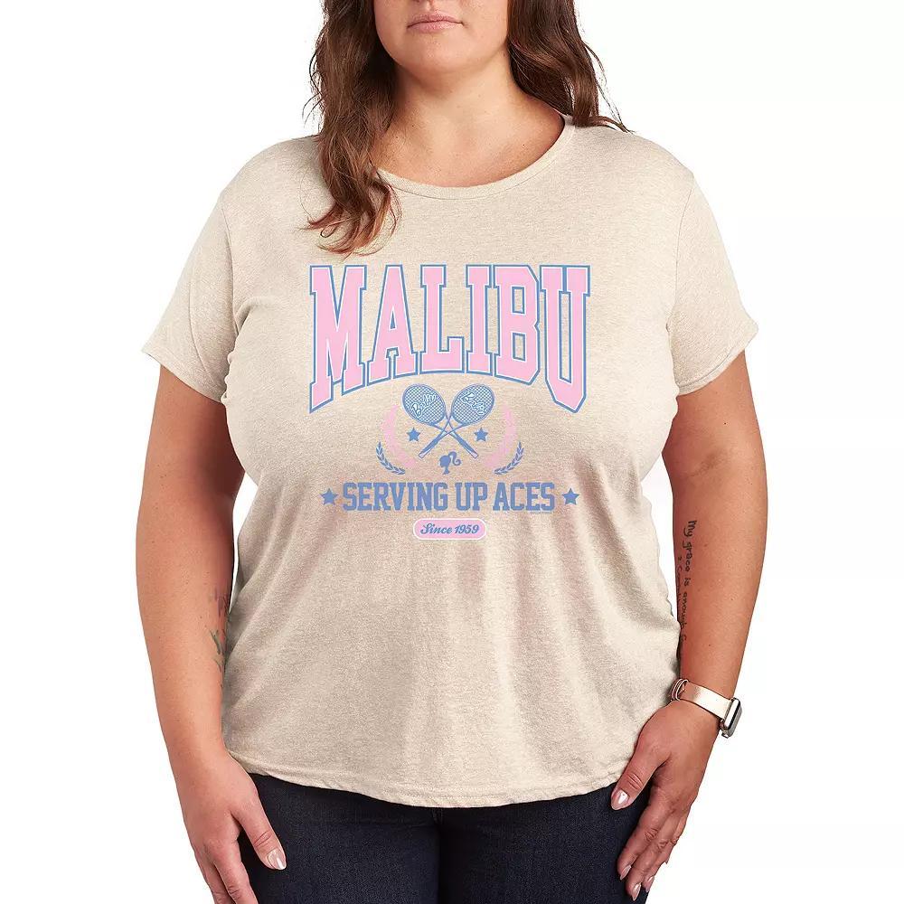 Plus Barbie® Malibu Varsity Graphic Tee, Women's,  Product Image