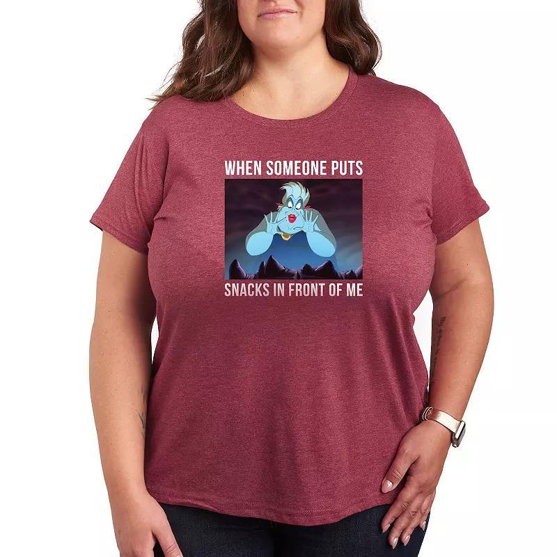 Womens Blessed Mimi Graphic Tee Grey Dark Red Product Image