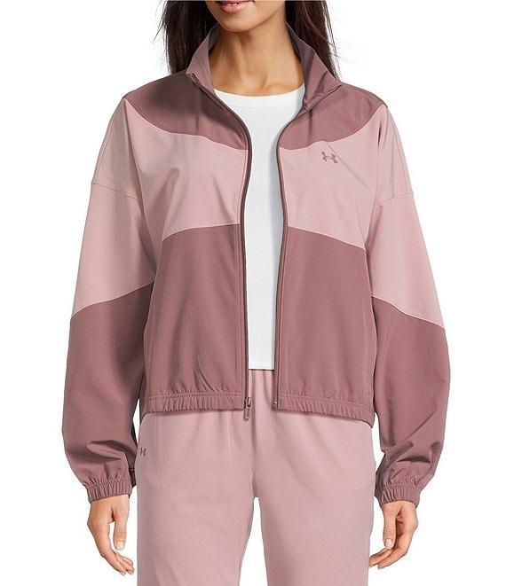 Under Armour Rival Stand Collar Long Sleeve Water Resistant Jacket Product Image