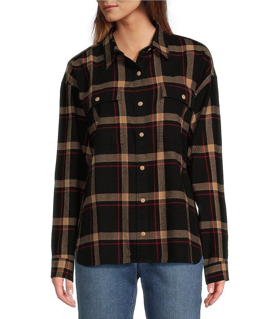 L.L.Bean Signature Camp Flannel Long Sleeve Shirt Product Image