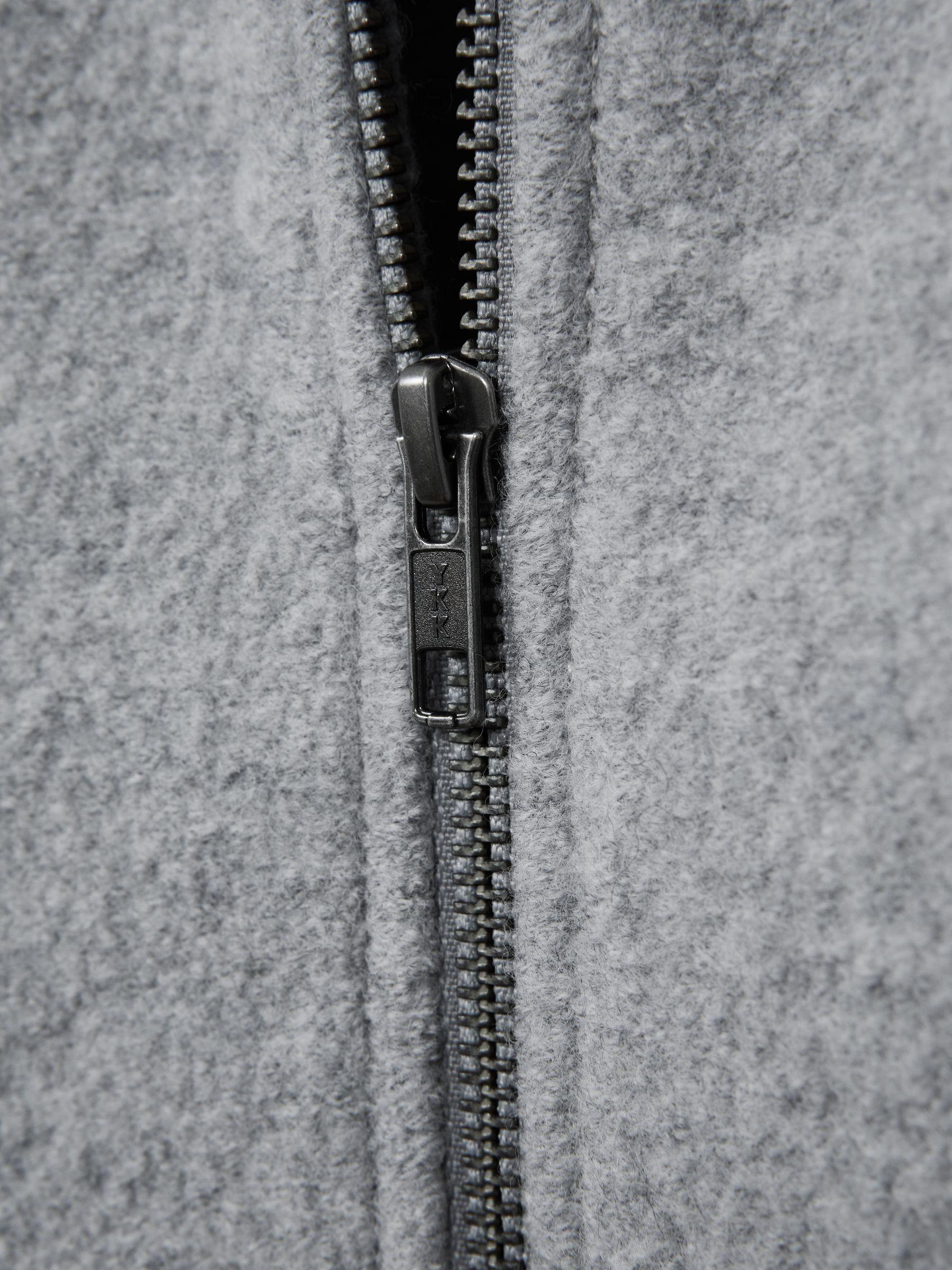 Wool Bomber Jacket in Charcoal Product Image