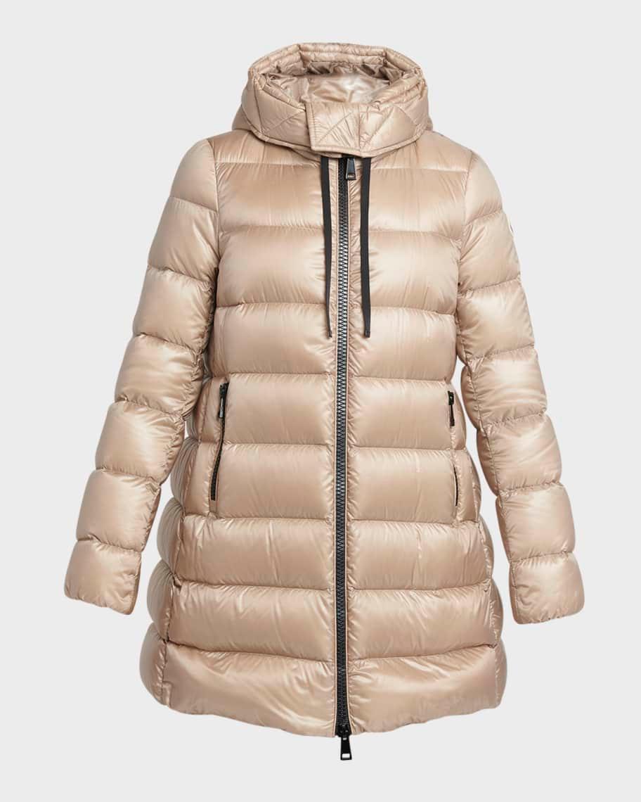 Suyen Down Quilted Nylon Hooded Parka Product Image