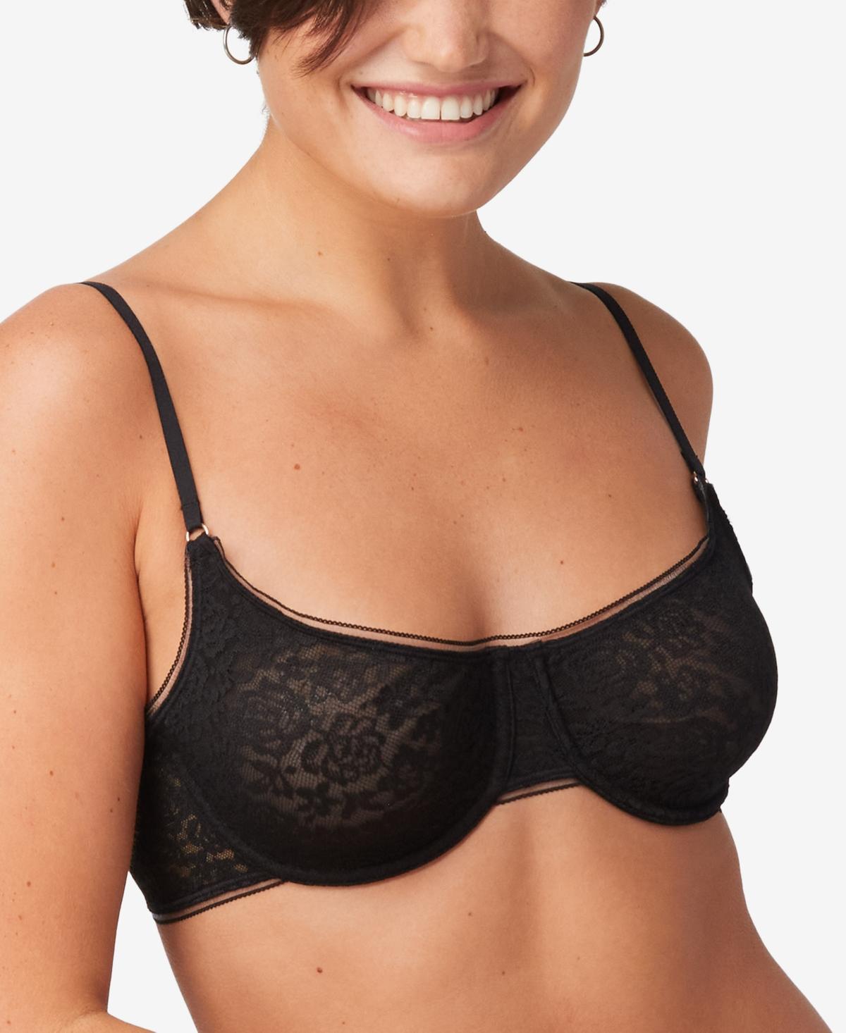 Maidenform Pure Comfort Stretch Lace Demi Underwire Bra DM202C Product Image