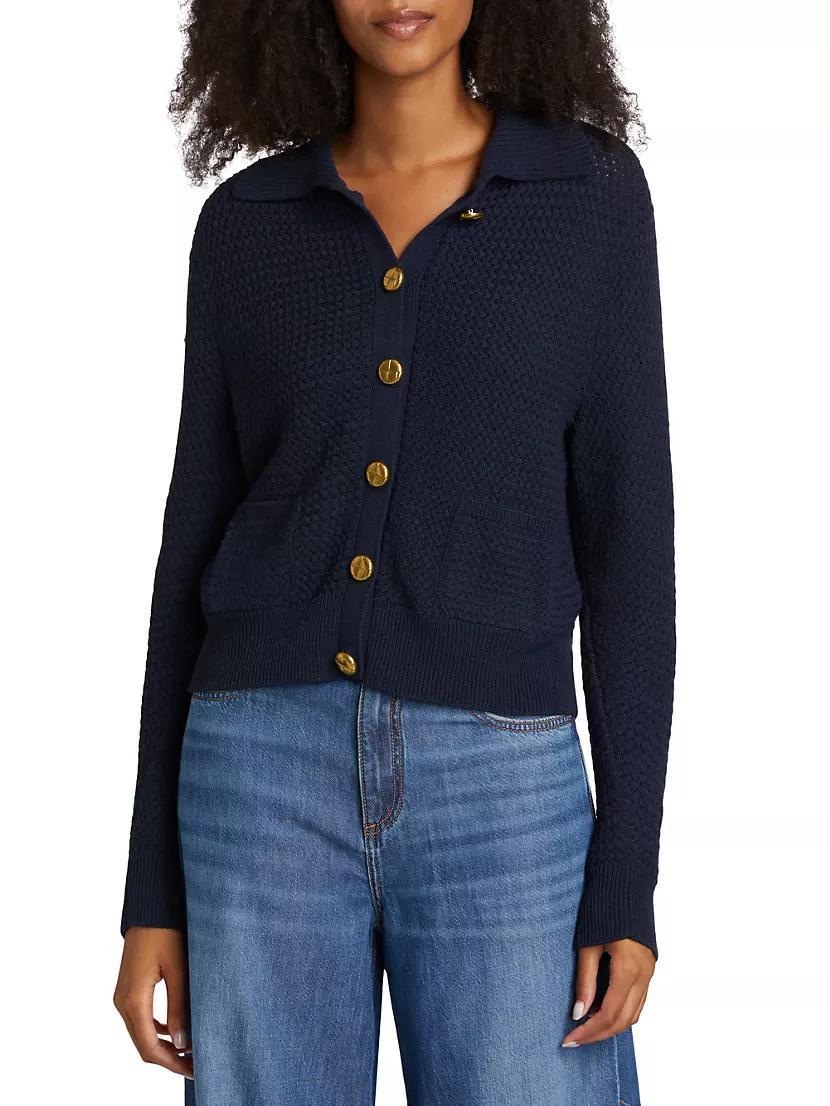 Jax Basketweave Knit Cardigan Product Image