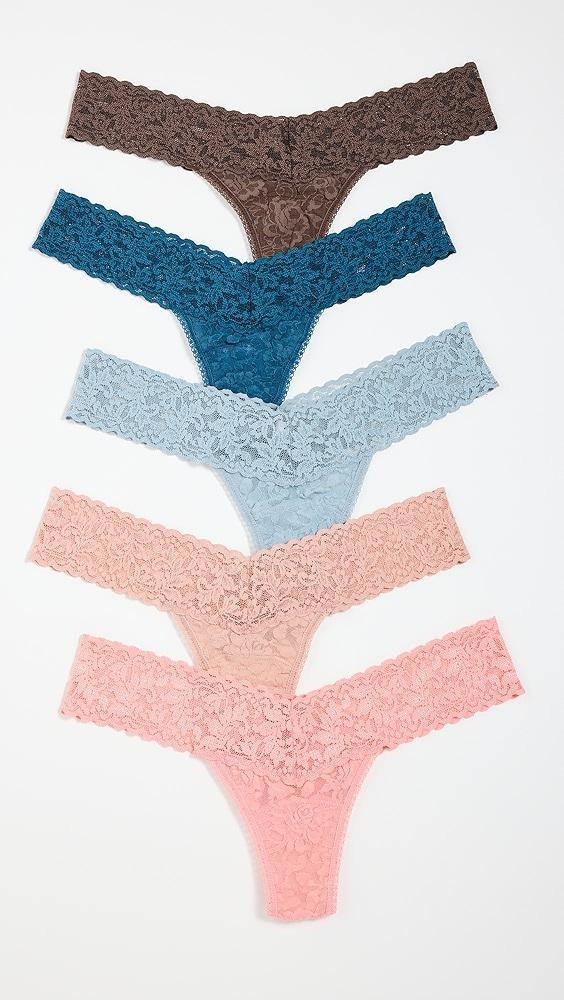 Hanky Panky 5 Pack Low Rise Thongs | Shopbop Product Image