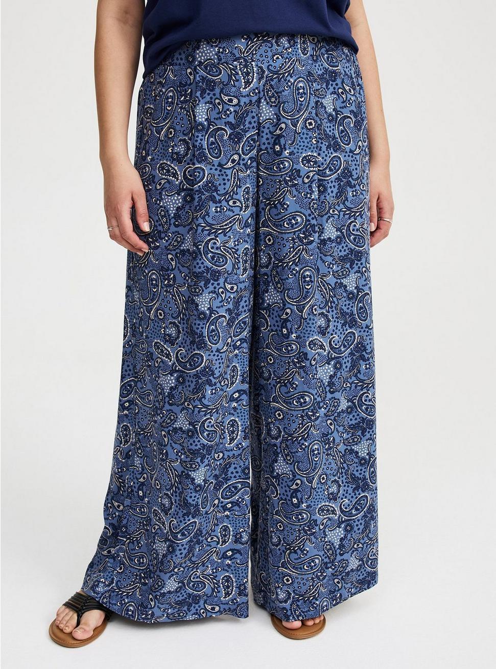 Pull-On Wide Leg Pant Product Image