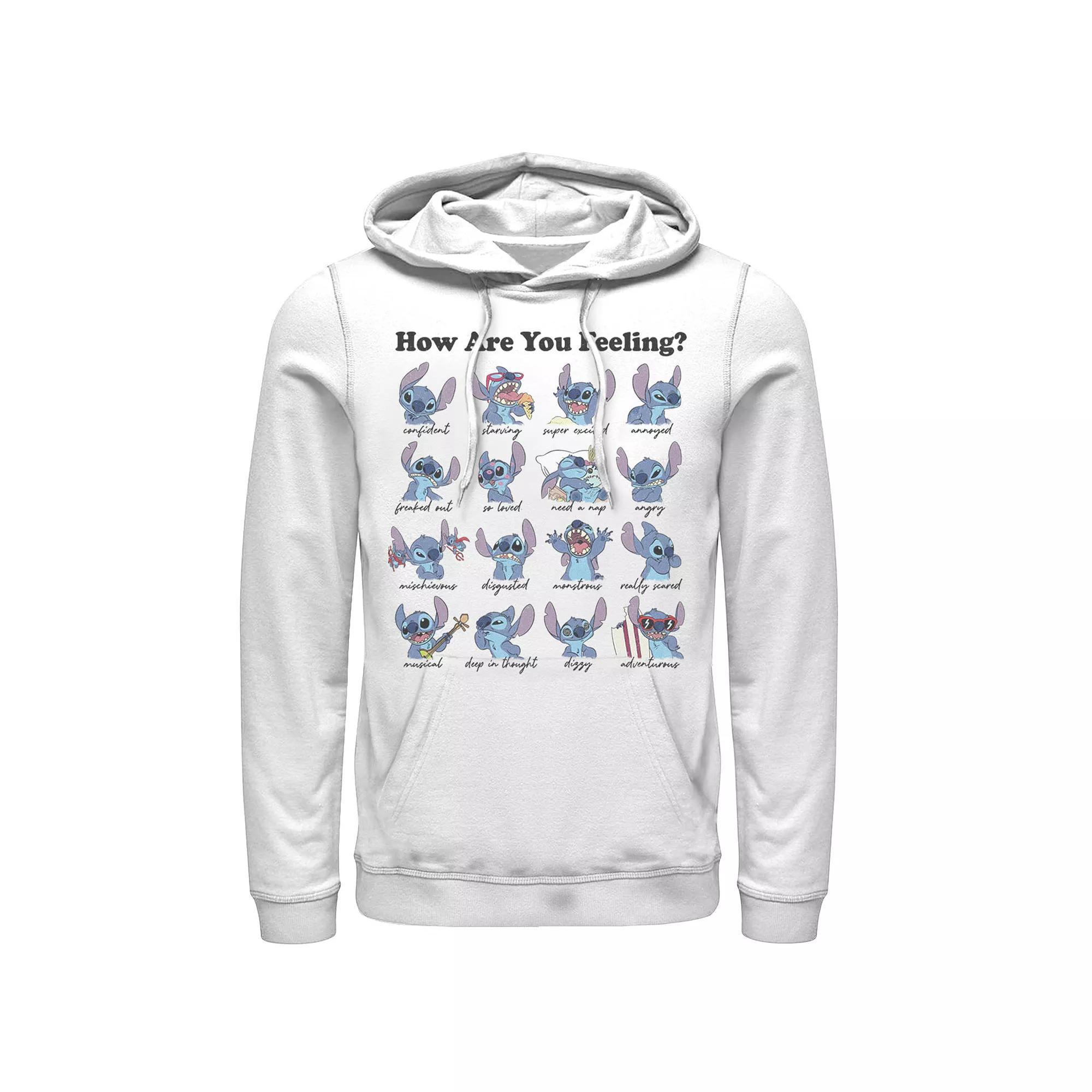 Disney's Lilo & Stitch Men's Moods Poster Hoodie,  Product Image