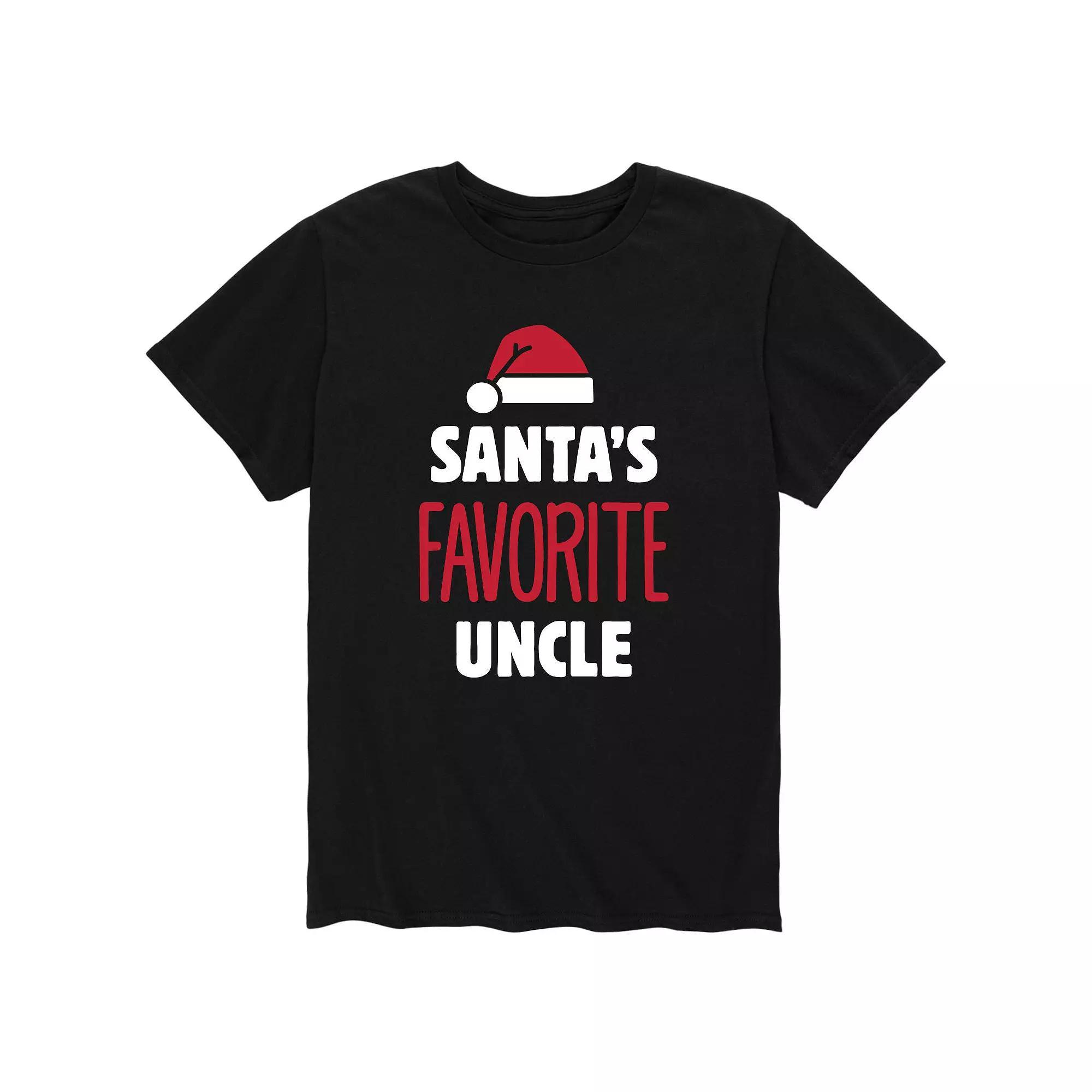 Men's Santa's Favorite Uncle Tee,  Product Image