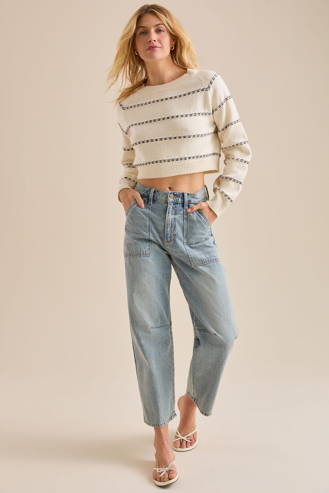 Nyra Striped Sweater Product Image