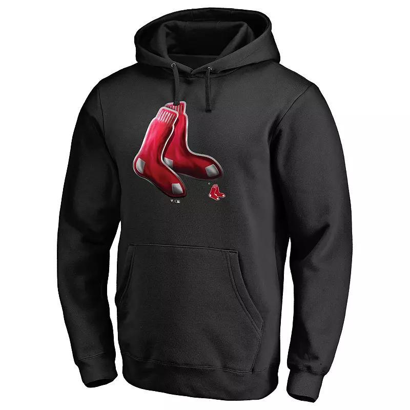 Mens Fanatics Branded Boston Red Sox Midnight Mascot Pullover Hoodie Product Image