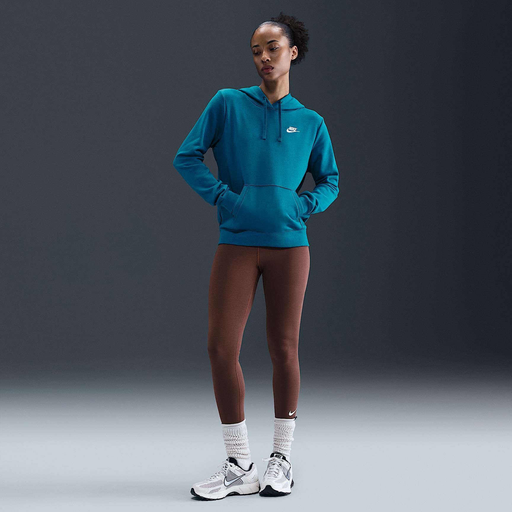 Womens Nike Sportswear Club Fleece Pullover Hoodie | DQ5793-214 Product Image