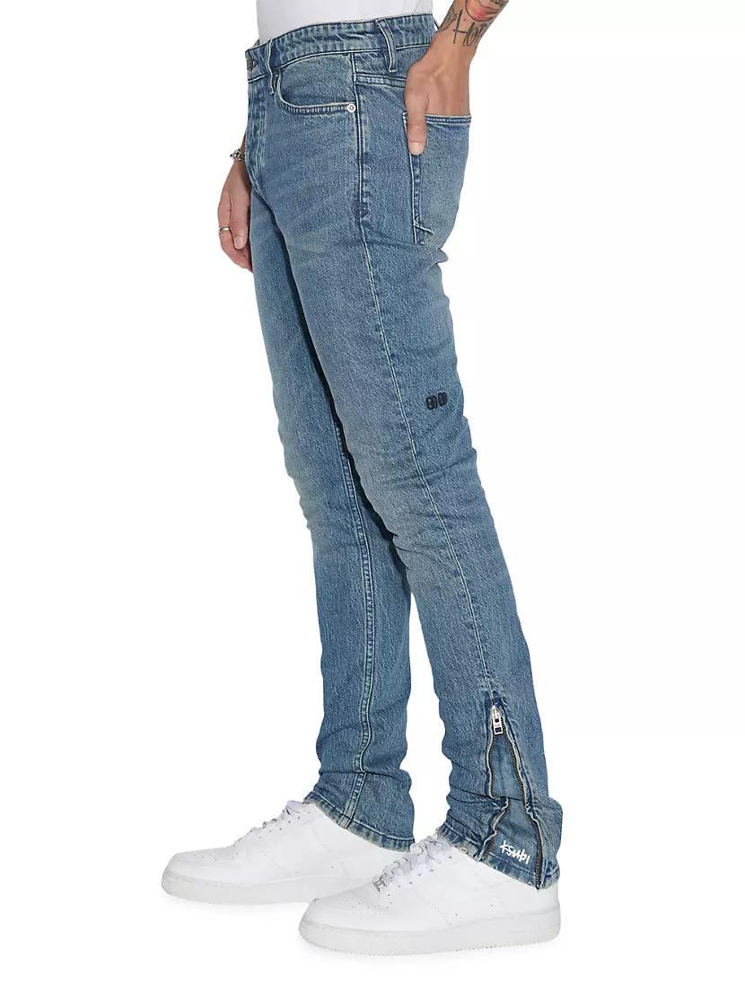 Van Winkle Zip Kult Stretch Skinny Jeans Product Image