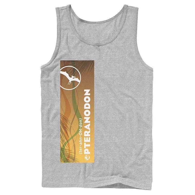 Mens Jurassic World Pteranodon Right Panel Tank Top Product Image