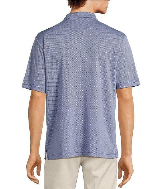 Roundtree & Yorke Performance Big & Tall The Fairway Short Sleeve Jacquard Polo Shirt Product Image